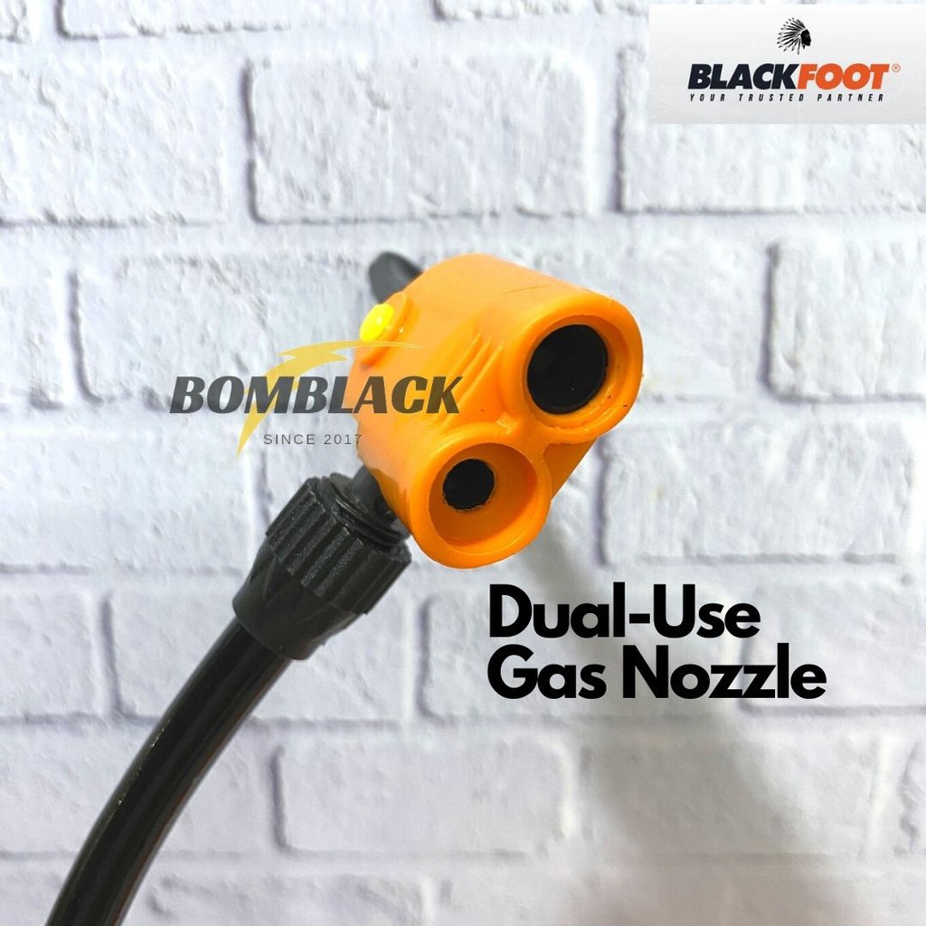 BLACKFOOT Pompa Ban Sepeda Mini PENDEK Angin Manual Pompa Motor Bola Kompa Ban