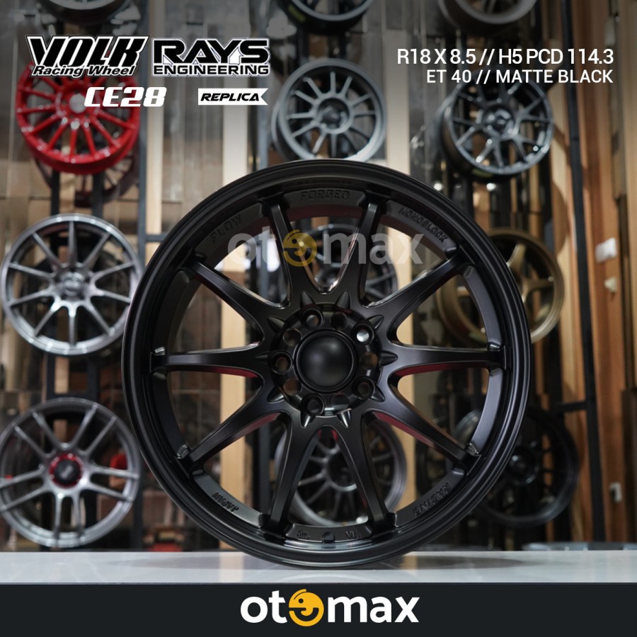 Velg Mobil Volk Rays CE28 Ring 18 H5 Matte Black