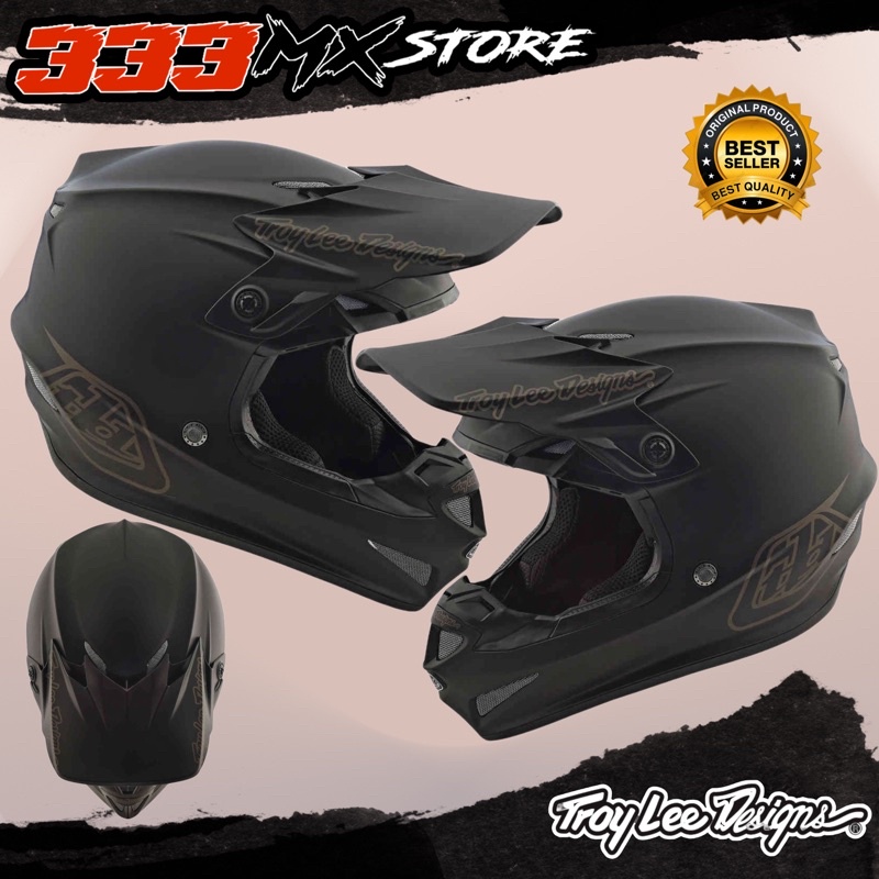 HELM TLD SE4 POLYACRYLITE MIPS MONO BLACK HELMET CROSS TRAIL TLD ORI