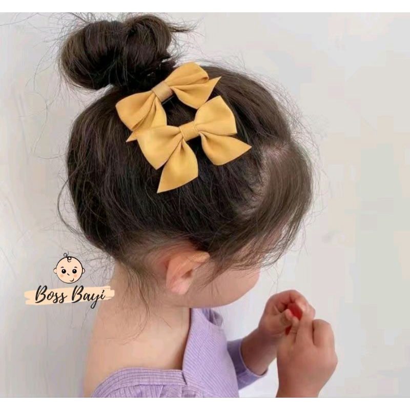BOSS BAYI - Jepit Rambut Pita isi 2pcs