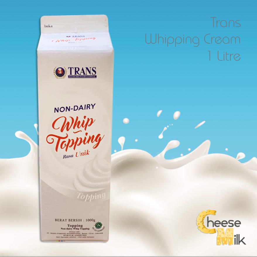 

Trans Whipping Cream 1 Liter x 12
