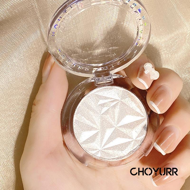 【COD】Highlighter 2 Warna Beautiful Skin High Gloss Powder Tiga Dimensi Mencerahkan Wajah Shimmer Natural Glitter Powder-CH