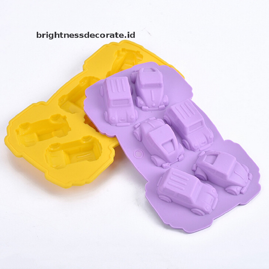 [Birth] Cetakan Silikon Mobil Fondant Cake Coklat Decorag Baking Tools Cetakan Sabun [ID]