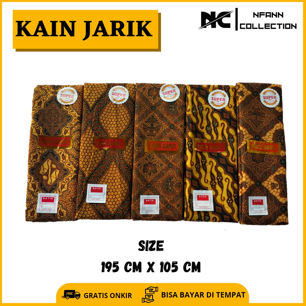 [BATIK GARUT] KAIN JARIK PANJANG  HALUS TEBAL ASLI PEKALONGAN | JARIT ATAU KAIN SAMPING CUKIN PERLEN