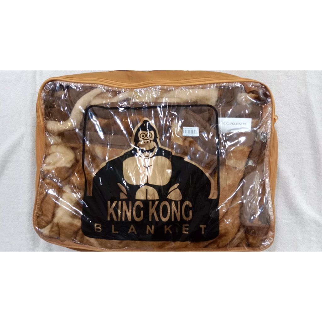 Selimut Champion KING KONG Ukuran 180x210cm My Comfort Blanket Bahan Bulu Halus Tebal Nyaman Lembut Besar size JUMBO