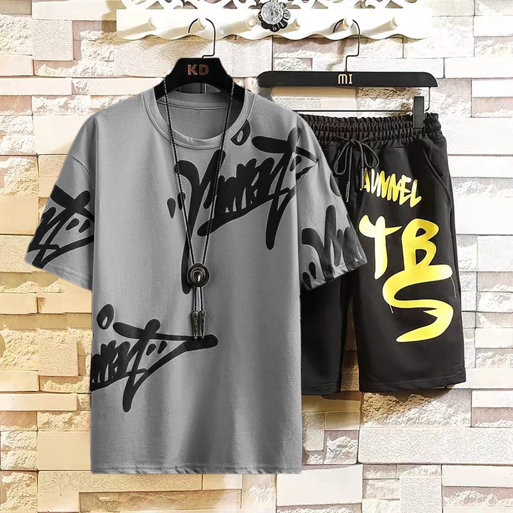 COD/ARPIOSSHOP - STELAN NATURE - SETELAN PRIA SATU SET ( KAOS + CELPEN )