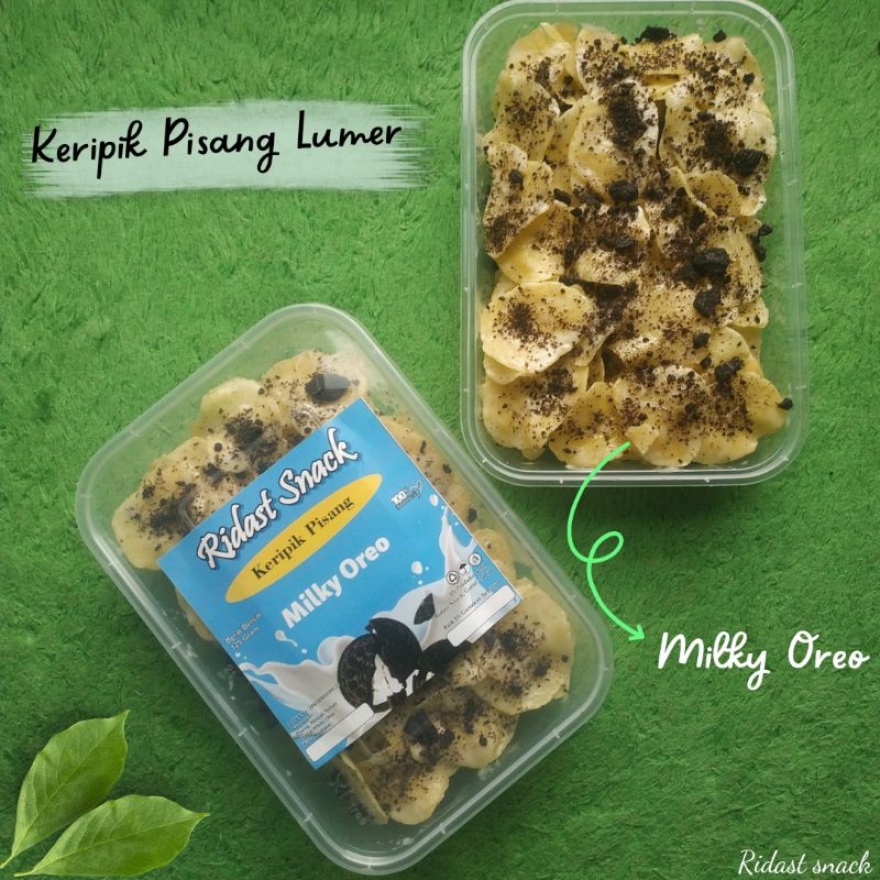 

Keripik Pisang Milky Oreo / Ridast Snack / Cemilan