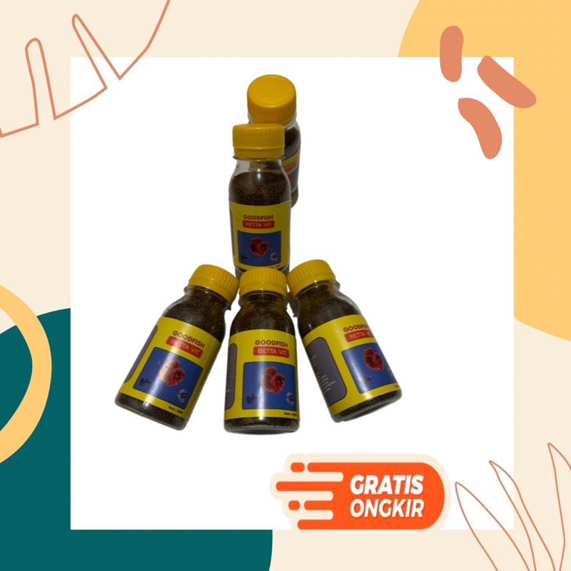 Pelet Pakan Makanan Ikan Kecil Cupang Guppy Betta Vit Super BETTAVIT BETAVIT SUPER PAKAN MAKANAN IKAN CUPANG GUPPY HIAS