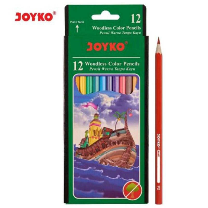 

Pensil warna JOYKO 12 warna panjang Cp-103 woodles