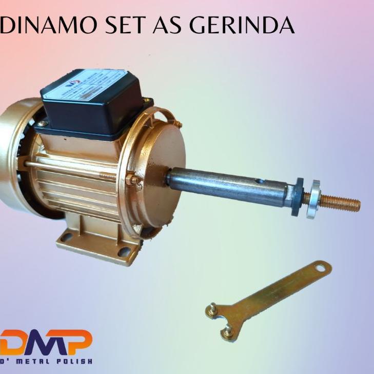 Cd Paket Dinamo Poles 1/4 pk 2800 Rpm Set Besi Kerucut & Bahan Poles lb Diskon