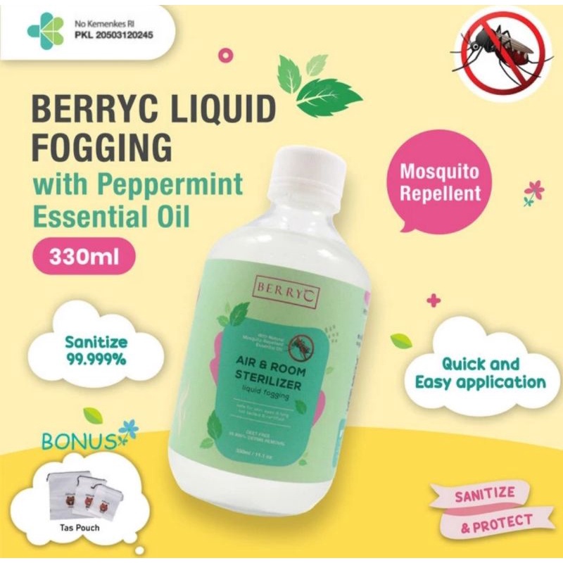 BerryC Berry C Liquid Fogging Nyamuk Mosquitto Repellent 330 ML
