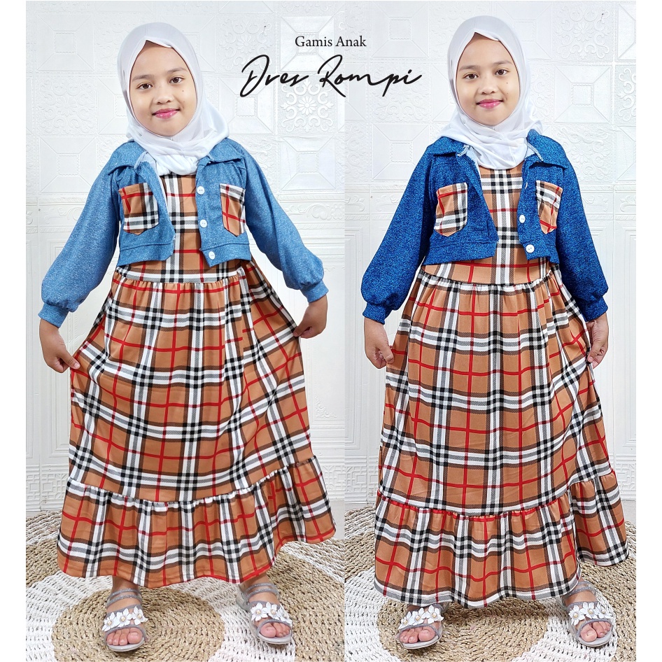 Dress Rompi Gamis Anak CKids