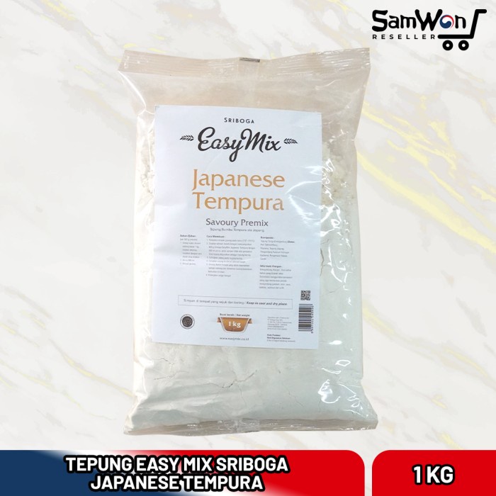 

Tepung Tempura SRIBOGA Easymix Japanese Bumbu Jepang Premix 1kg