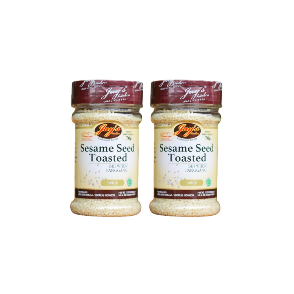 

Jay's Sesame Seed Biji Wijen Panggang 2 x 70 gr