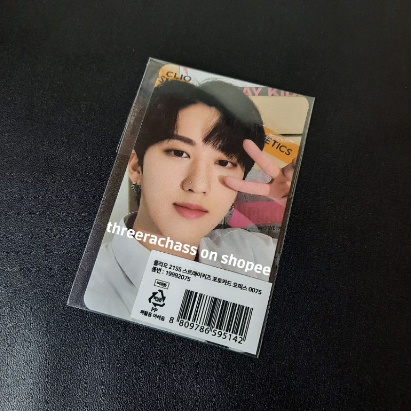stray kids photocard clio office changbin
