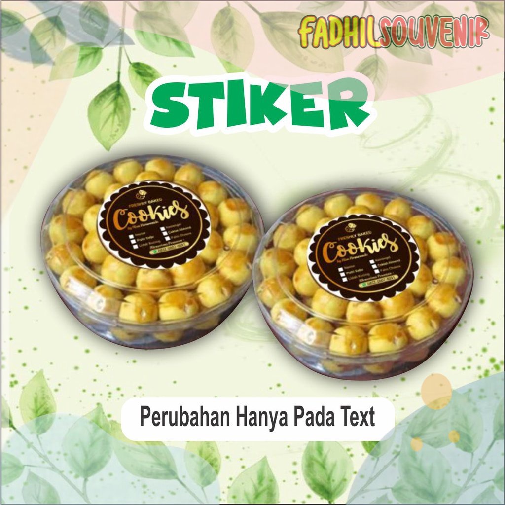 

STIKER KUE KERING KUE LEBARAN TOPLES Fadhilsouvenir
