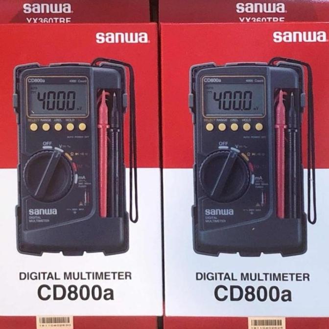 Avometer Multitester Multimeter Sanwa Digital CD 800 A Asli Original