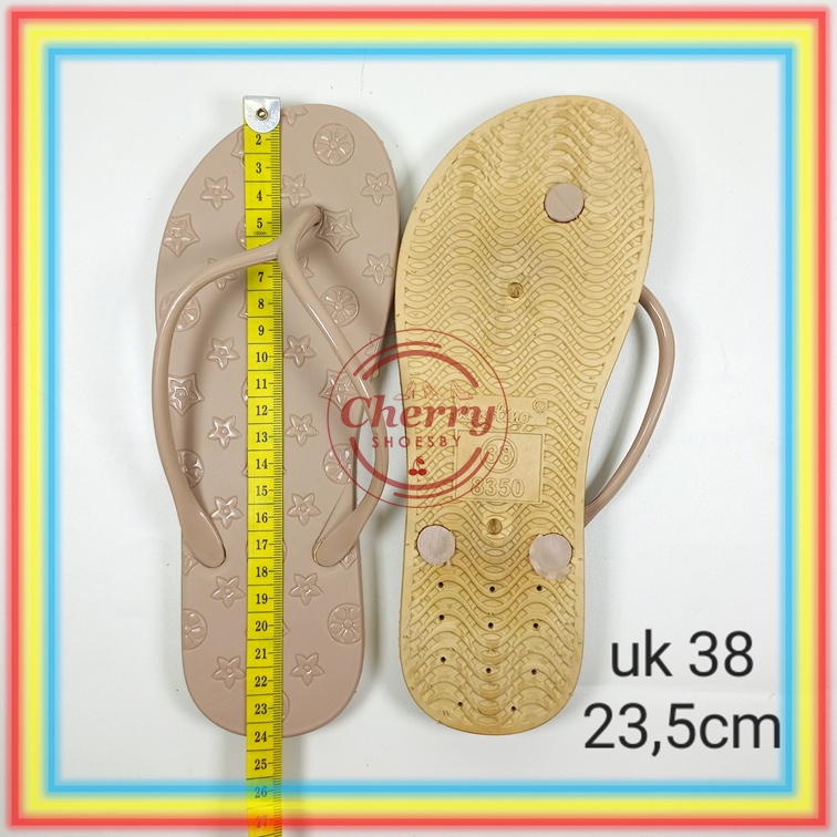 8350-85 Sandal Jepit Verotino Tali Kecil Motif Bunga-Bunga