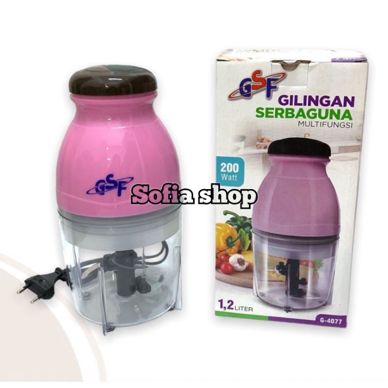 Terlaris !!! GSF Blender kapsul blender Capsule cutter GSF G 4077 Food Processor free bubble warp