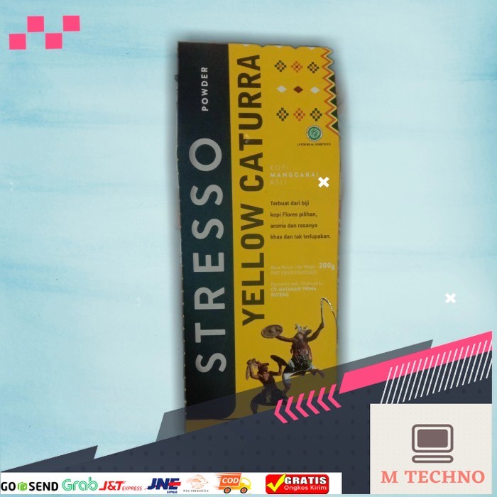 

Kopi Bubuk Stresso Yellow Caturra 200 gr khas Flores Manggarai