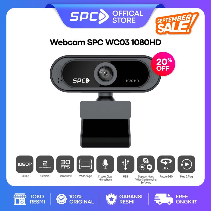 Webcam Webcam Spc Wc03 Full Hd