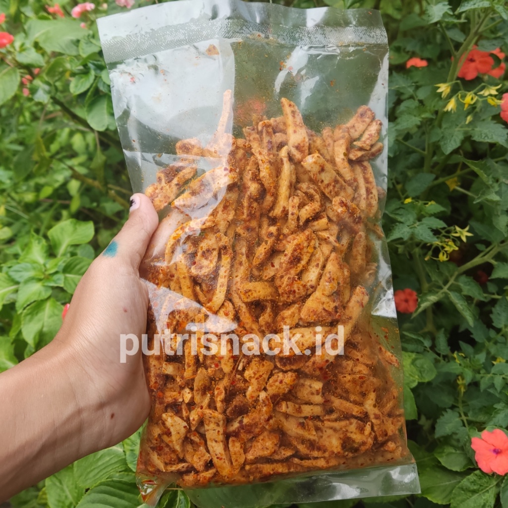 Basreng 250gr Pedas Daun Jeruk Banyak Rasa