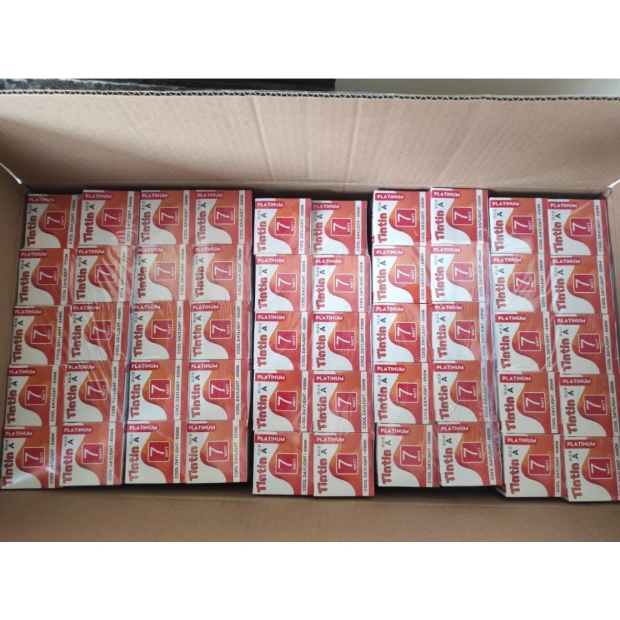 Bohlam LED TinTin Platinum 7 Watt Murah &amp; terang Lampu Hemat Energi