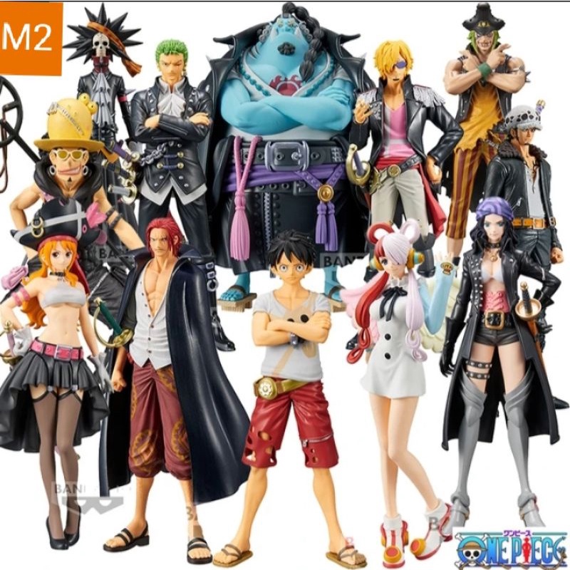 Jual ACTION FIGURE ONE PIECE FILM RED LUFFY ZORO NAMI SANJI ROBIN USOP SHANKS Shopee Indonesia