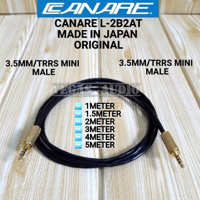 Kabel Kabel Audio Canare Jack Trrs Male To Trrs Male 1M-5M