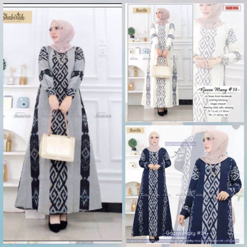 GAMIS TENUN MOTIF TORAJA||GAMIS TERBARU