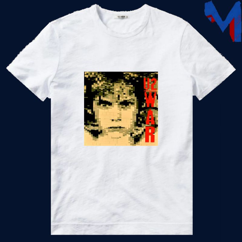 Baju Kaos Tshirt Pria Laki Cowok Dewasa Band Bono U2 War How to Dismantle an Atomic Bomb Rattle and 