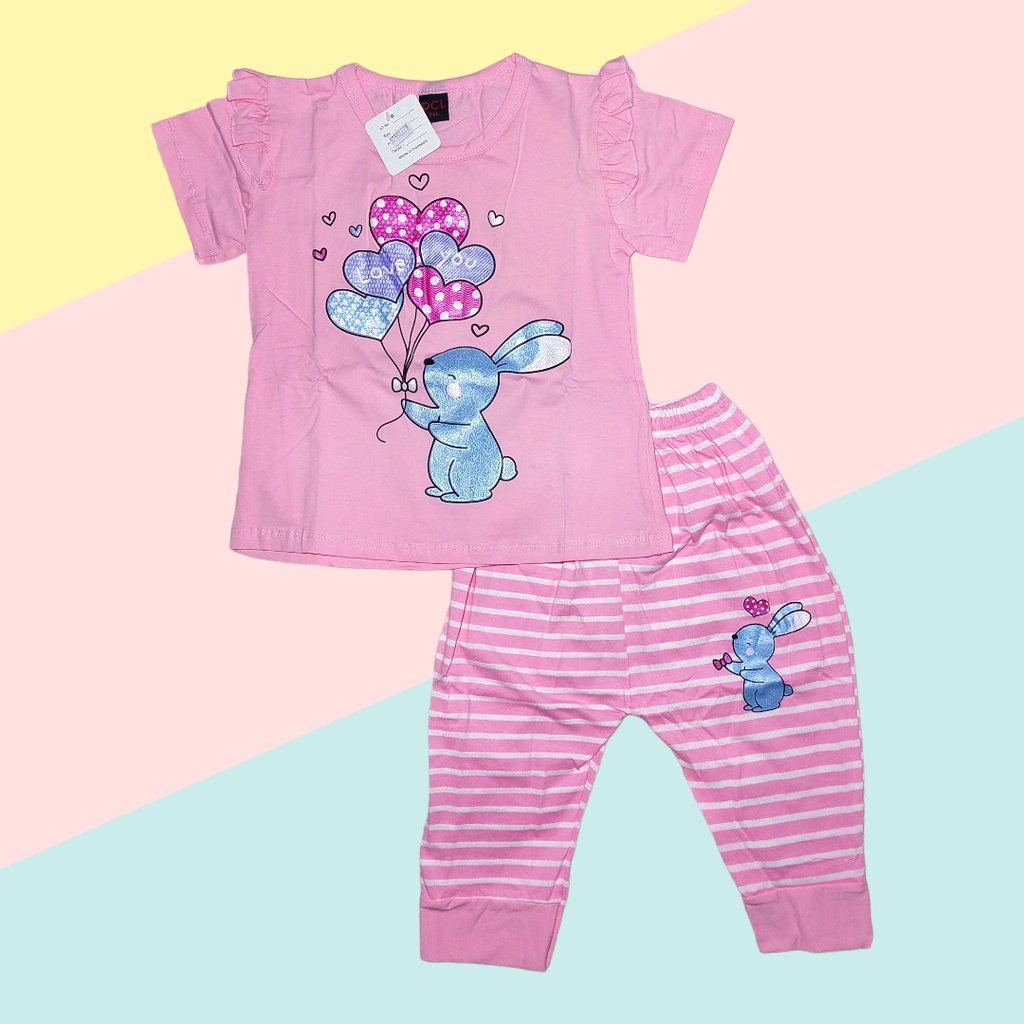 SETELAN ANAK PEREMPUAN TIMMY GIRL BISA COD JOGGER SET STELAN ANAK CEWEK BAHAN IMPORT BALON BUNNY