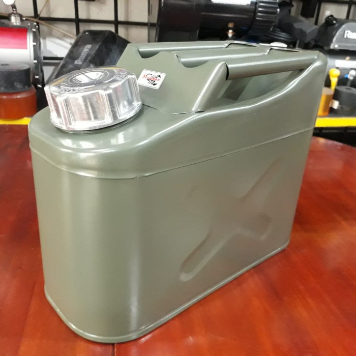 Jerigen Besi 5 liter 5l untuk bensi solar minyak