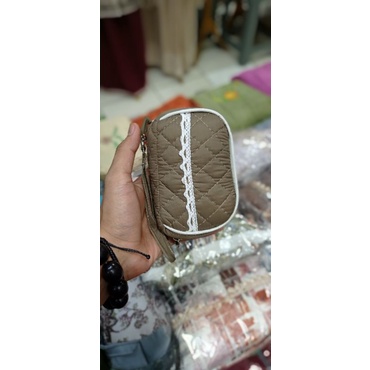 Mukena Parasut Milky / Mukena Travel Tas Kecil / Parasut Korea