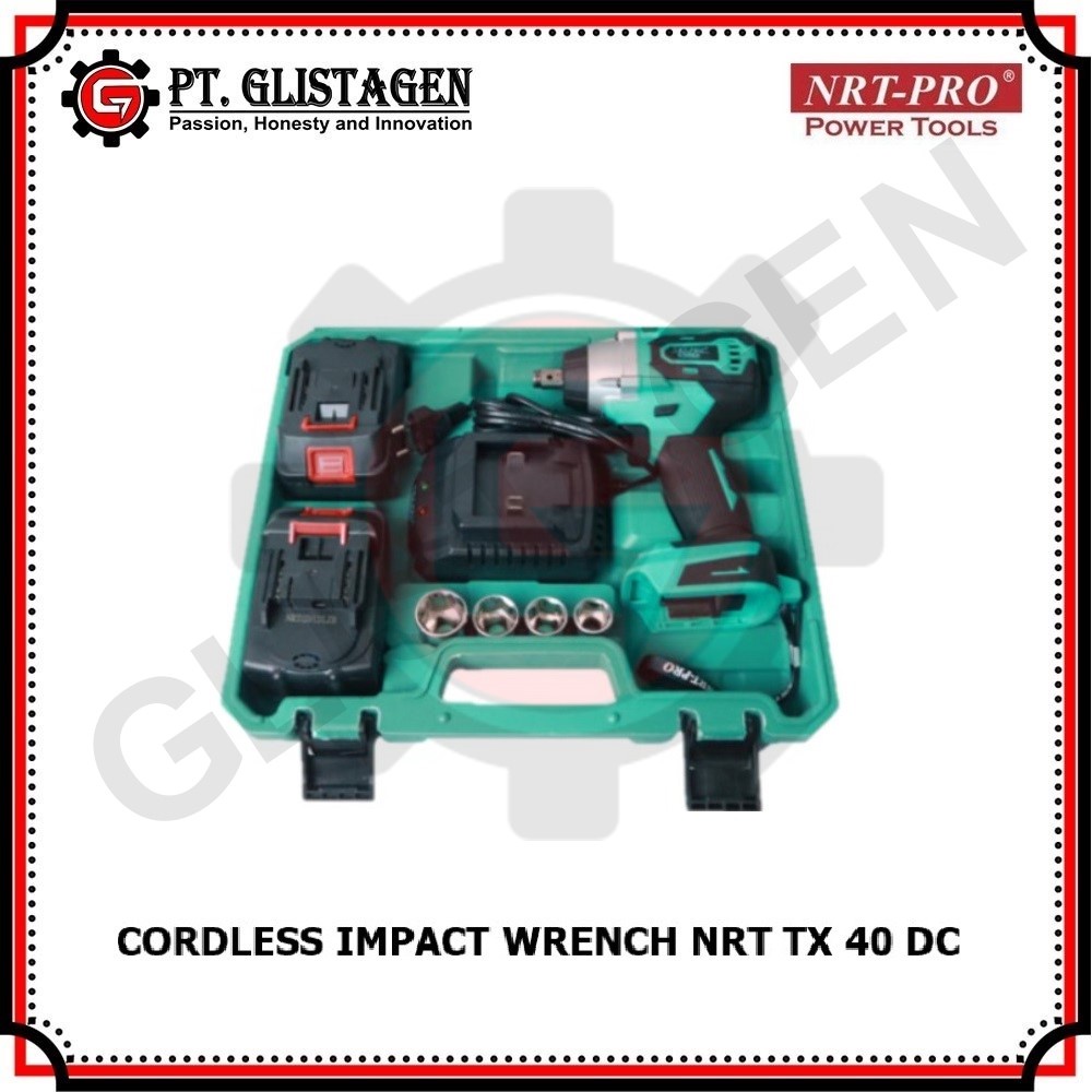 NRT-PRO TX 40 Mesin Bor Cordless Impact Wrench Brushless Pembuka Baut