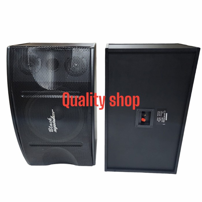 Speaker Pasif Karaoke Black Spider KMX550 | KMX 550 | KMX-550 1 SET (2