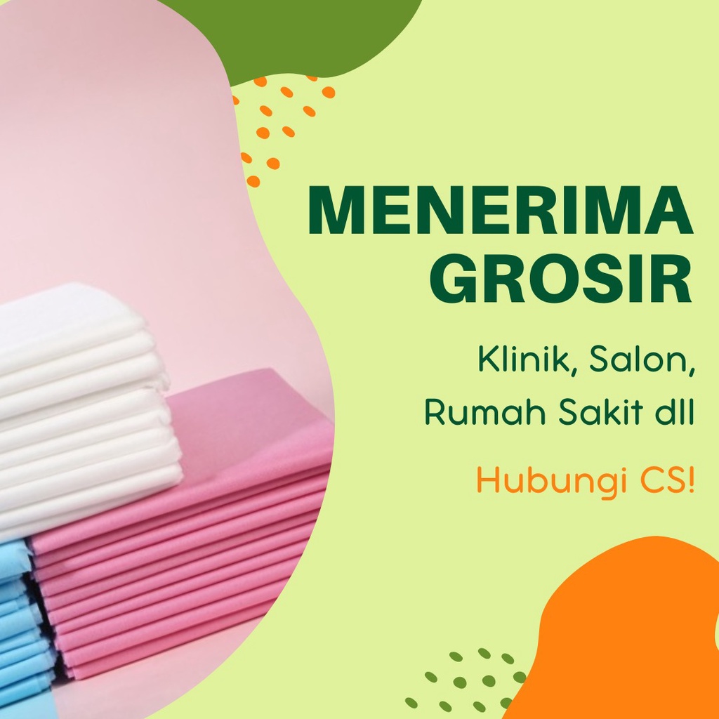 Disposable Bed Sheet Alas Sprei Hotel Rumah Sakit Salon Klinik Pink  | Disposable Bed Sheet | Alas Kasur | Sprei Hotel | Sprei Rumah Sakit | Salon | Kilinik