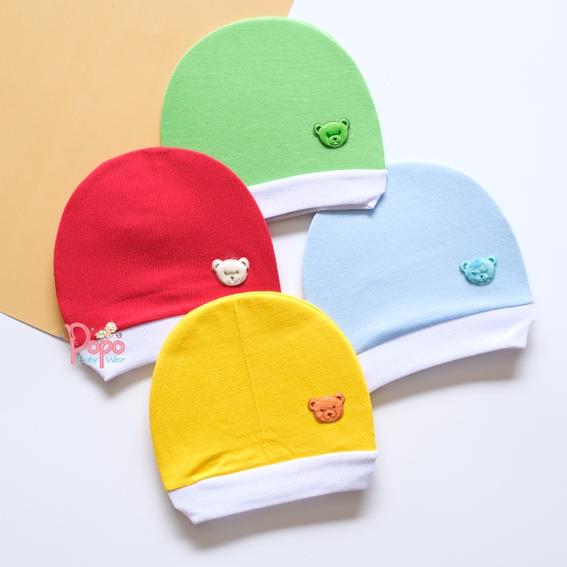 Topi Bayi Baru Lahir / Baby Hat Newborn  (Bahan Cotton)