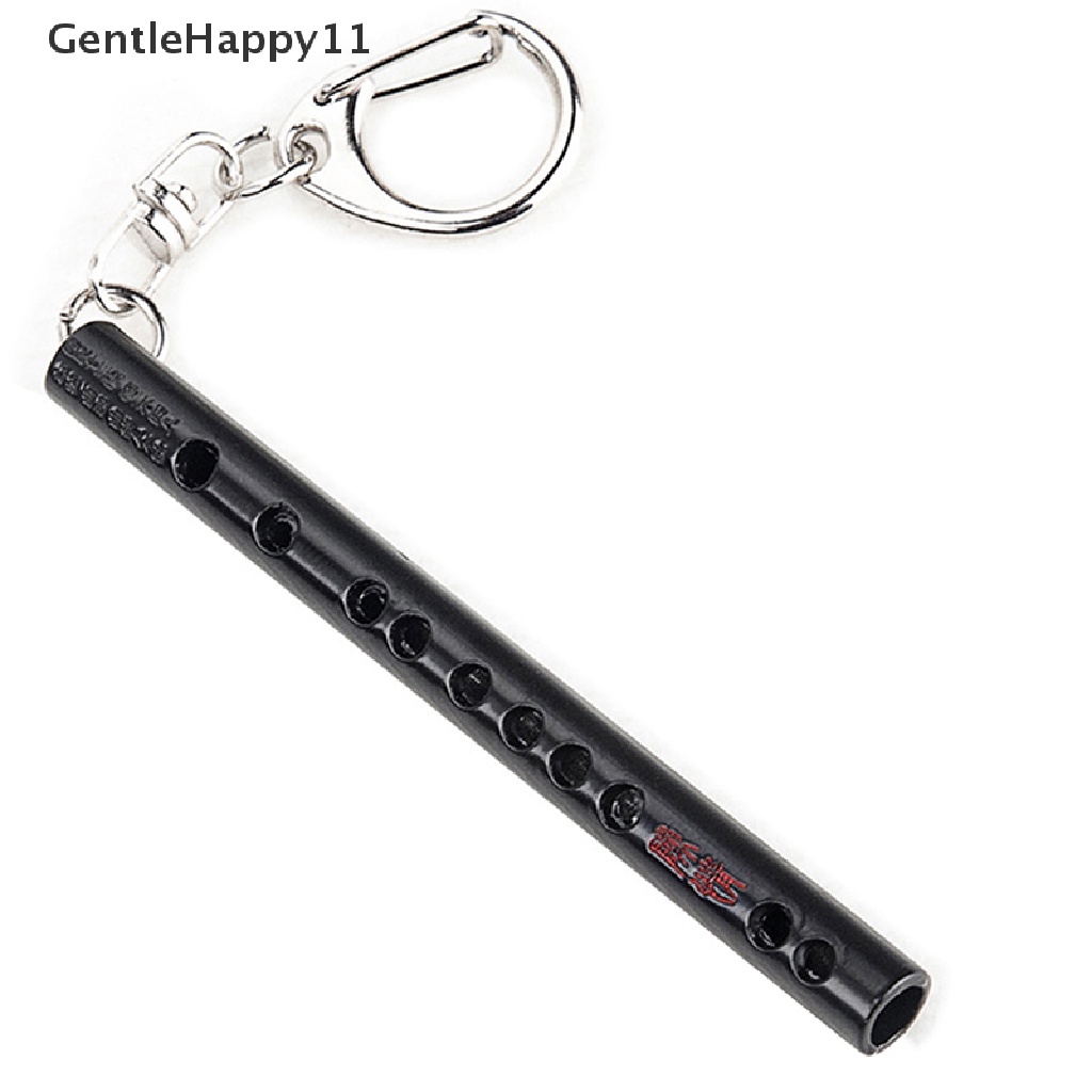 Gentlehappy Mini Alat Musik Saku Gantungan Kunci Suling Keyring Pendant Prop Aksesoris id