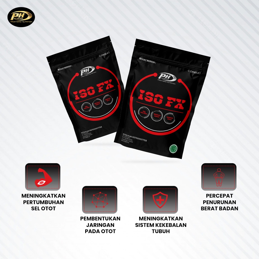 ISO FX Whey Isolate 2LB/900g WPI (Protein 30g) Susu Tinggi Protein Rasa Cokelat - Membantu Menurunkan Berat Badan - Rendah Lemak - Rendah Gula - High BCAA - Low Fat -  Program Diet Sehat - Food Suplemen - Weigh Loss