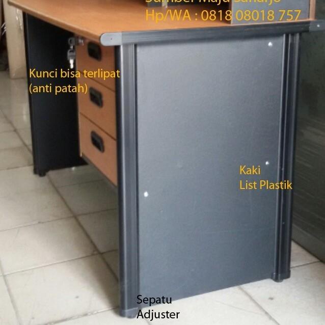 Meja Kerja Kantor Uk. w120 x d70 x h75 cm 3 Laci LIST
