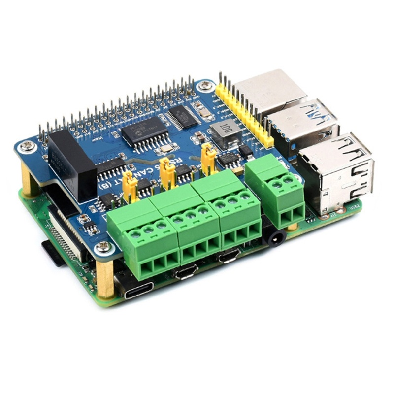 Topi zzz 2channel Isolated RS485 Ekspanding, SC16IS752+SP3485 Dual Chip Conver SPI