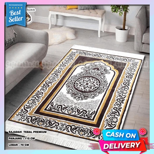 Sajadah Travel / Sajadah Travel Motif Jumbo Pouch Sajadah Turkey Turki Ukuran 70X110Cm Bahan Beludru