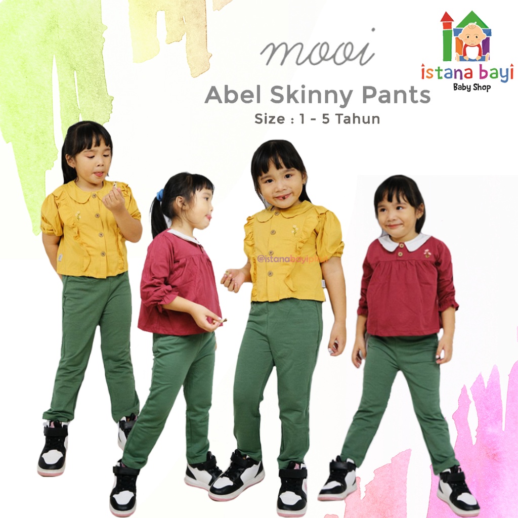Mooi Celana Panjang Anak Perempuan Abel Skinny Pants / Celana Panjang Anak Perempuan 1-5 Tahun