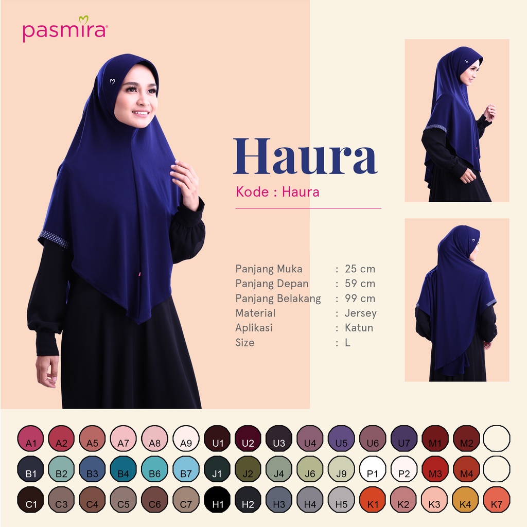 hijab pasmira HAURA (L)