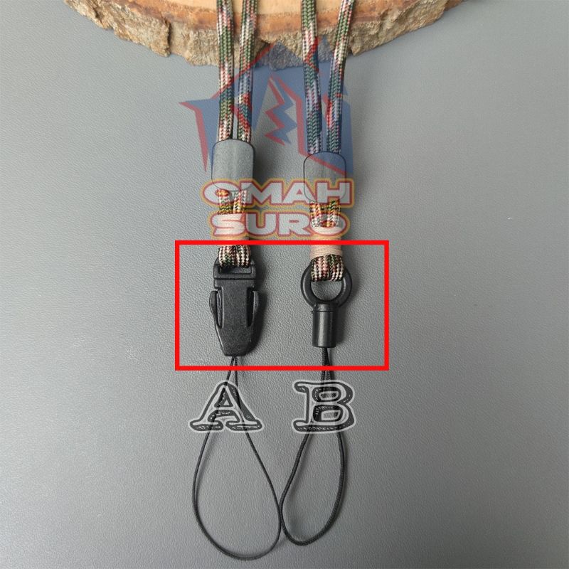 Meimeila V3-Wrist Strap Paracord Lanyard Hand/ Finger Tali Gantungan