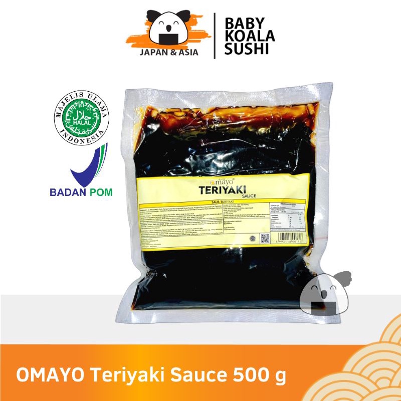 OMAYO Teriyaki Sauce 500 g Halal | Saus Teriyakai Ala Jepang