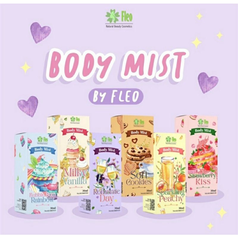 BODY MIST FLEO 30 ML | PEWANGI BADAN