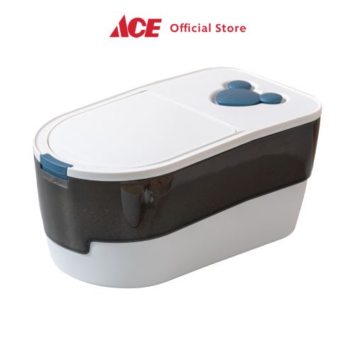 ACE KRIS TEMPAT BERAS 5 KG - HITAM/PUTIH RICE CONTAINER FOOD GRADE KOTAK BERAS WADAH PENYIMPANAN