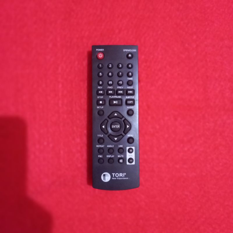 REMOTE DVD PLAYER TORI ORIGINAL